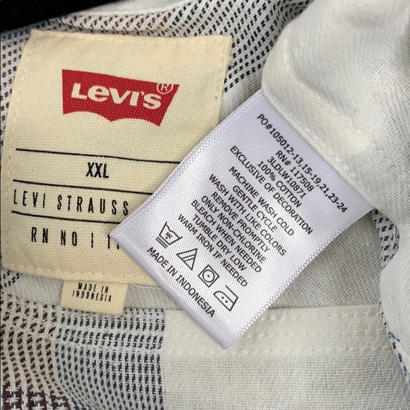 Levi’s Cotton Long Sleeves Button up Shirt… - Picture 2 of 6